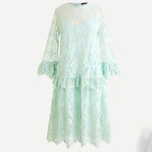 NWT J.Crew 3/4-sleeve dress in chantilly lace